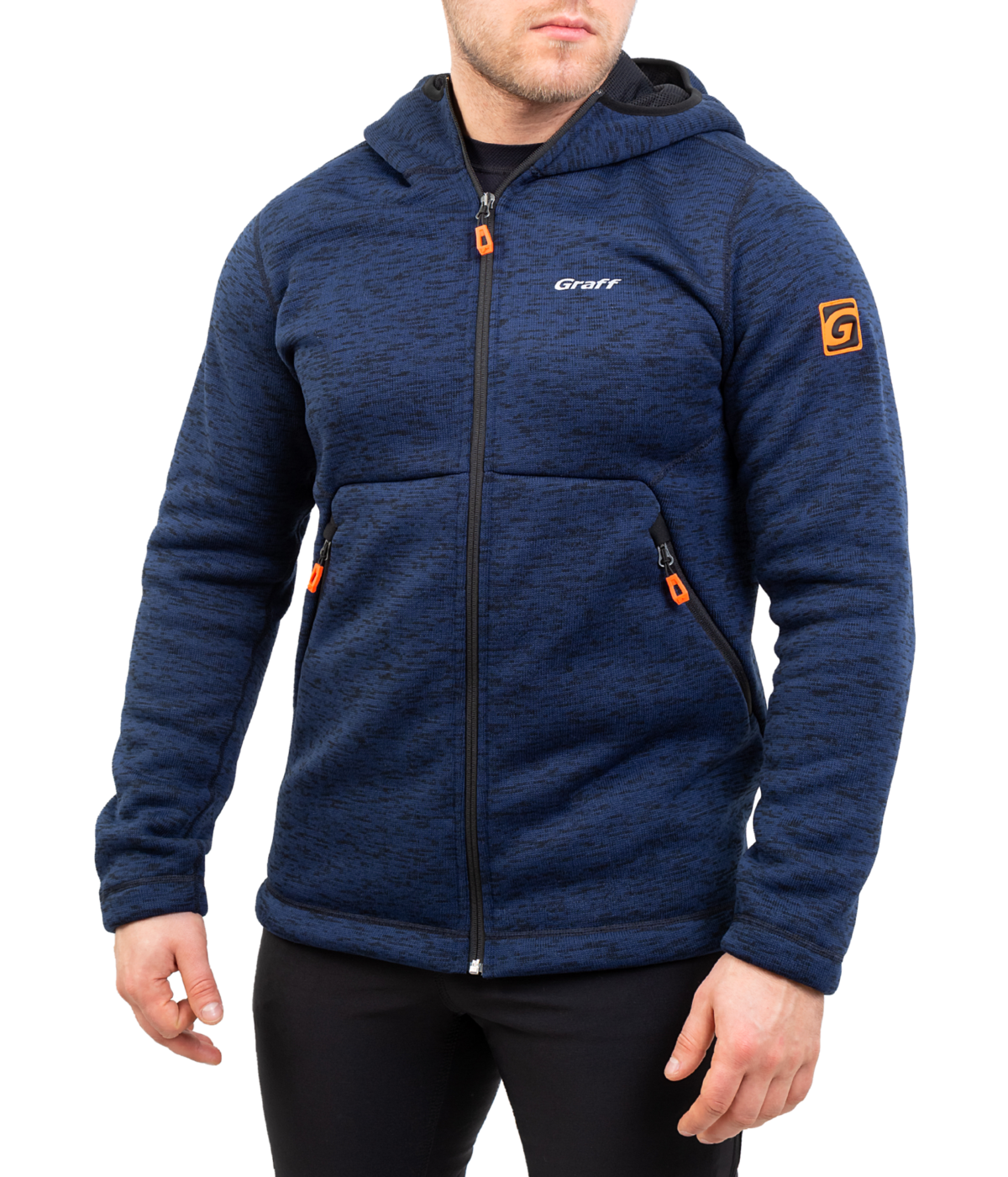 GRAFF - Ciepła bluza z kapturem 229-BL-9
