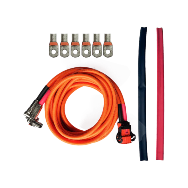 Zestaw kabli wyjściowych akumulatora G - 10m (dodatni & ujemny)