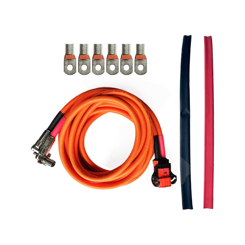 Zestaw kabli wyjściowych akumulatora G - 10m (dodatni & ujemny)