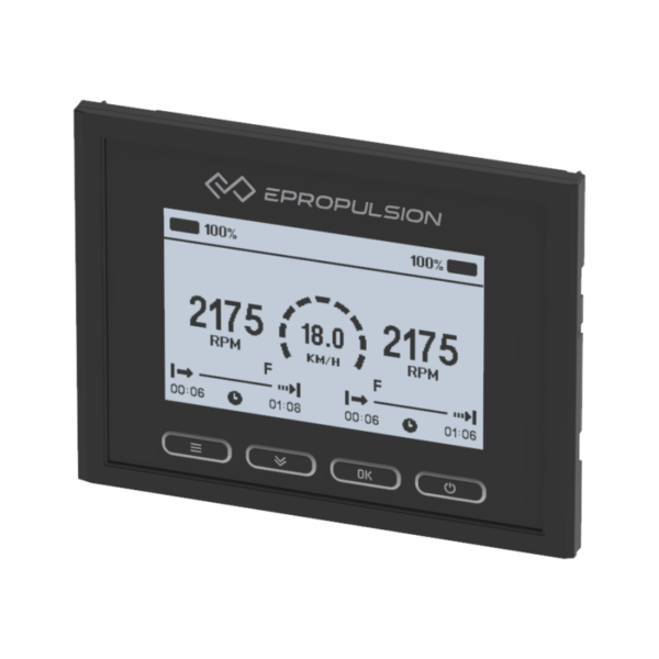 Zewnętrzny panel wyświetlacza akumulatora E