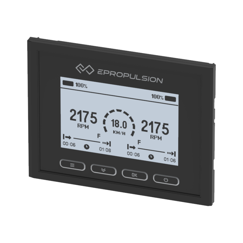 Zewnętrzny panel wyświetlacza akumulatora E